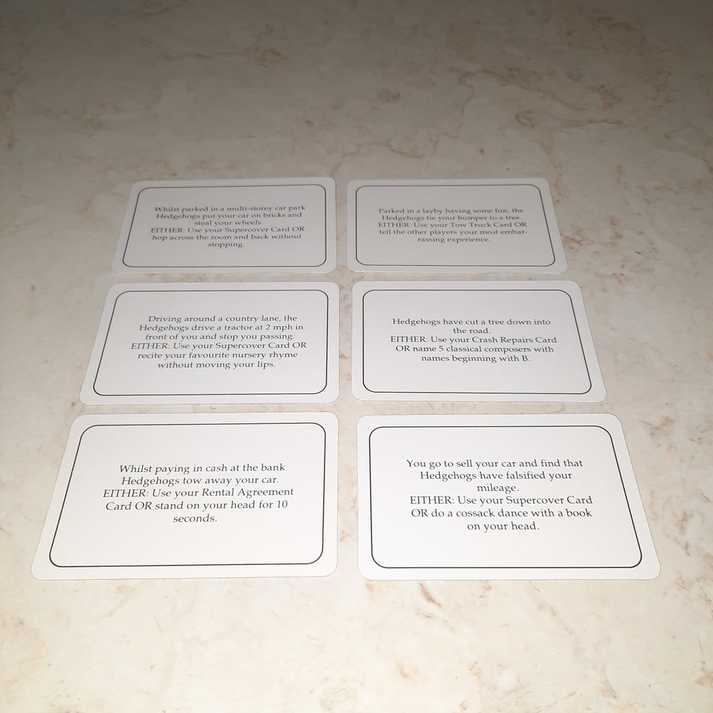 Hedgehogs Revenge Vintage Game Replacement Piece Cards - Picture 15 of 16